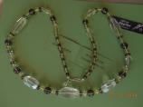 Collana in Quarzo Lemon e Quarzo fumè