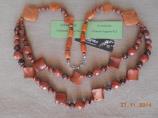 Collana Goldstone rosso e Avventurina
