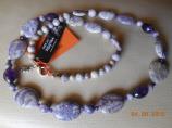 Collana in Charoite e Ametista
