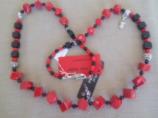 Collana con cubi di corallo
