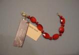Bracciale in quarzo rosso