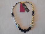Collana in Onice Shell e Cloisonnè