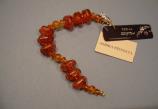 Bracciale in ambra pressata